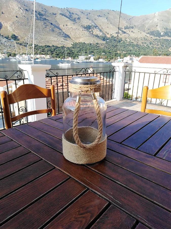 Gompos Apartment - Cozy Apartment Next To The Sea - Amazing Sea View Symi Exterior photo