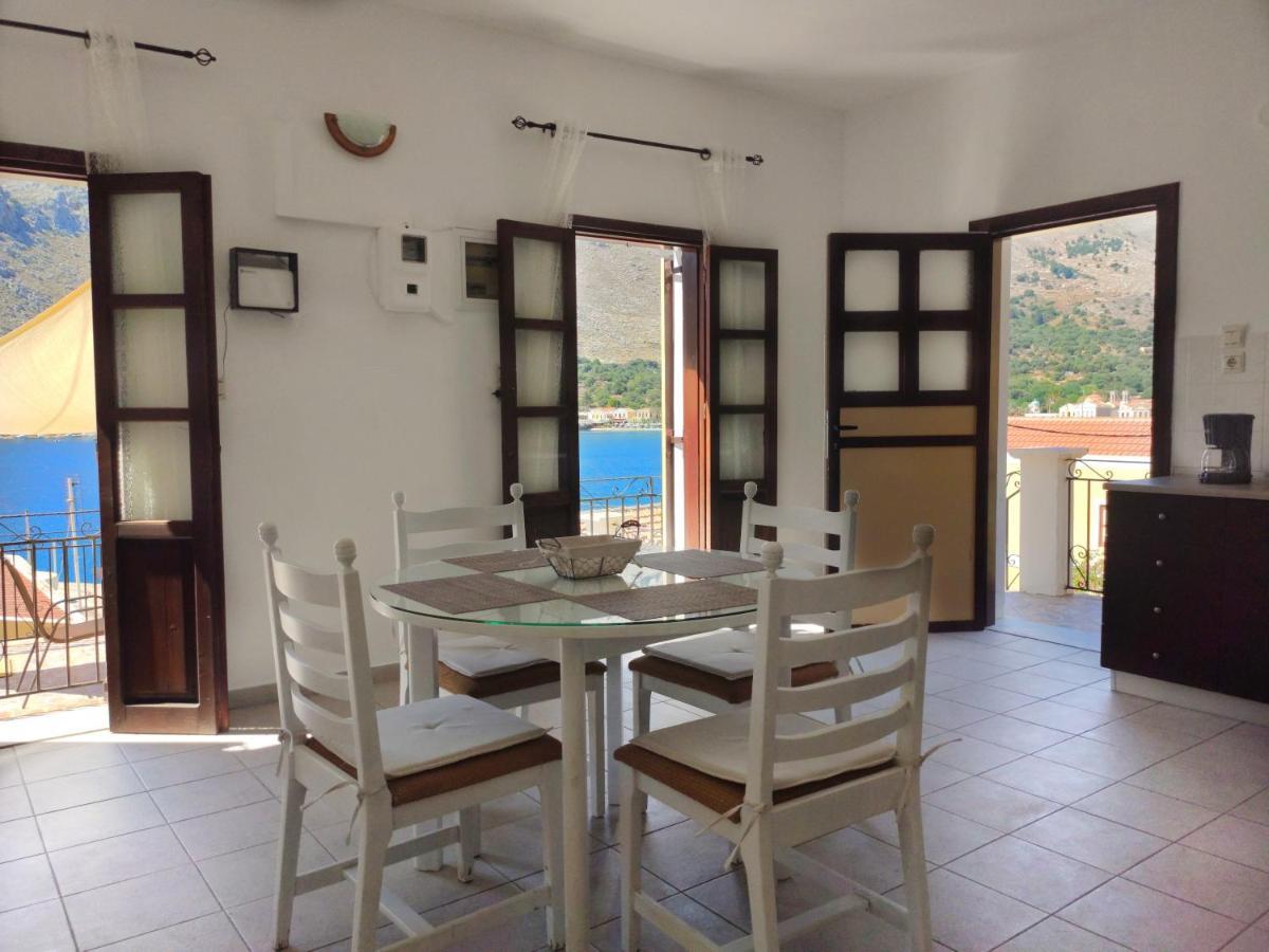 Gompos Apartment - Cozy Apartment Next To The Sea - Amazing Sea View Symi Exterior photo
