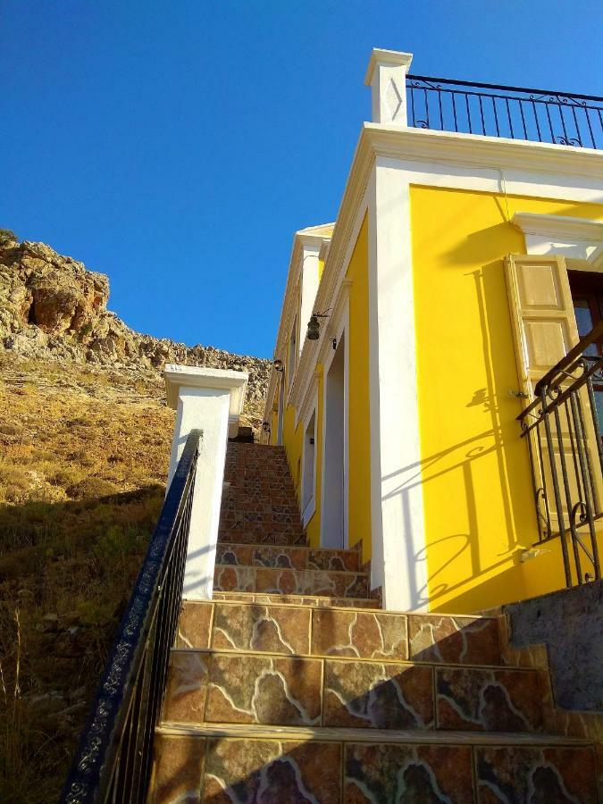 Gompos Apartment - Cozy Apartment Next To The Sea - Amazing Sea View Symi Exterior photo